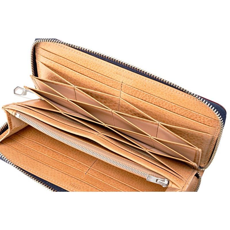 CYPRIS（キプリス） ラウンドファスナー 長財布 メンズ コードバン