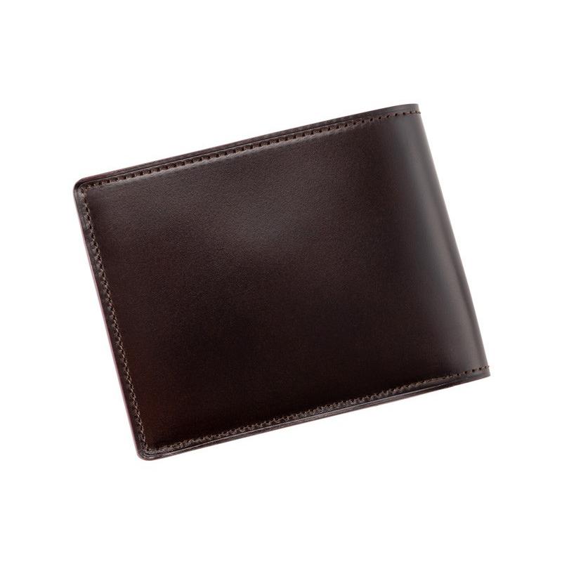 メンズ 二つ折り 財布 コードバン 小銭入れ付き 札入 オイルシェルコードバン ＆ ヴァケッタ レザー 本革 日本製 レーデルオガワ 父の日 ギフト 5462の画像