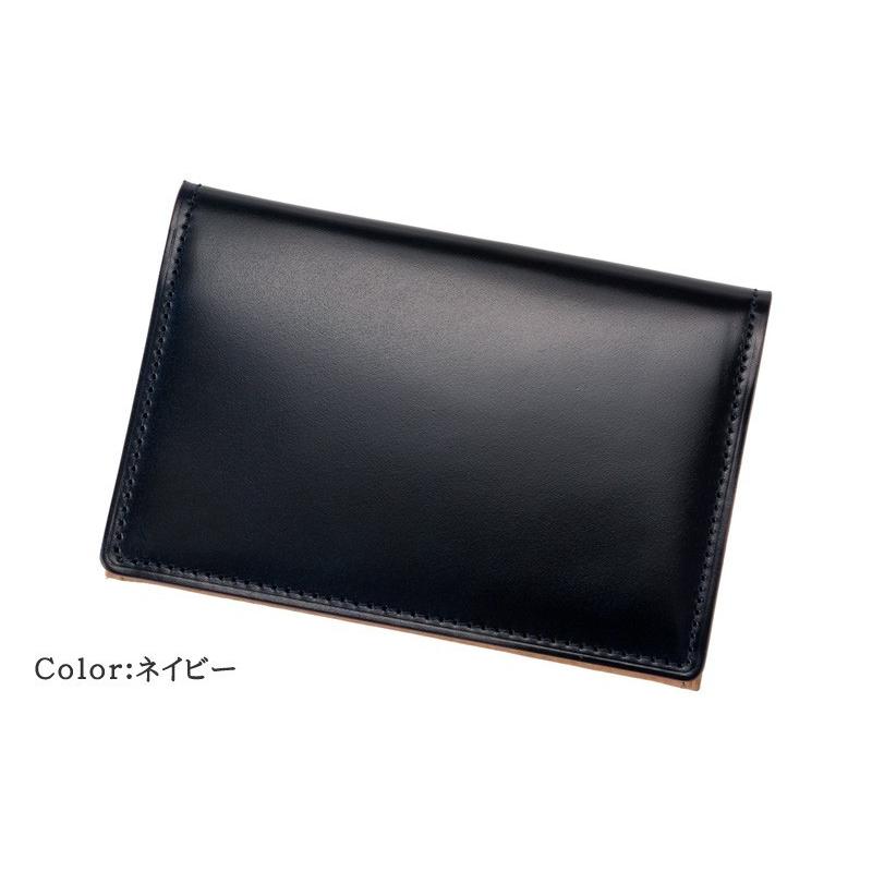 メンズ 名刺入れ ブランド コードバン 革 日本製 キプリス CYPRIS オイルシェルコードバン ＆ ヴァケッタ レザー レーデルオガワ カードケース 父の日 5463の画像