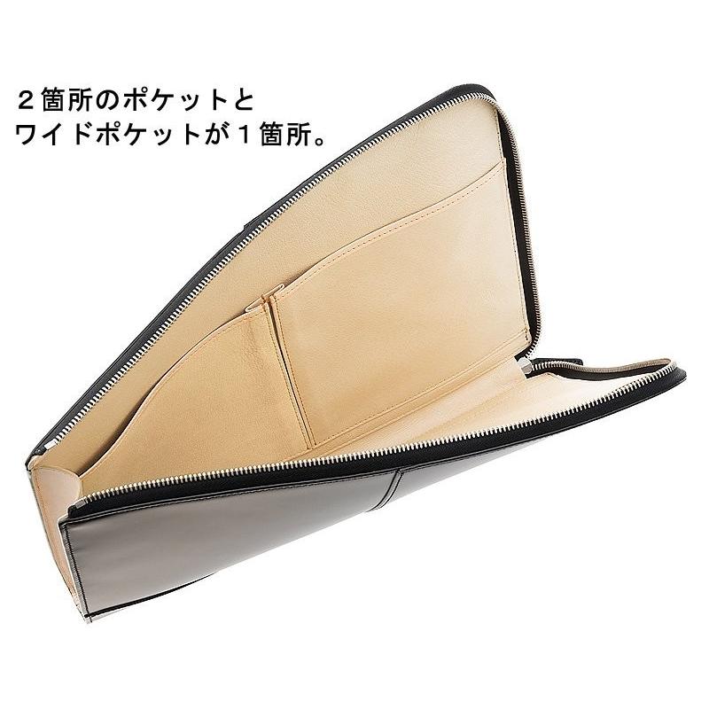 キプリス クラッチバッグ 大 新 コードバン ＆ ベジタブルタンニン メンズ 日本製 本革 5578の画像