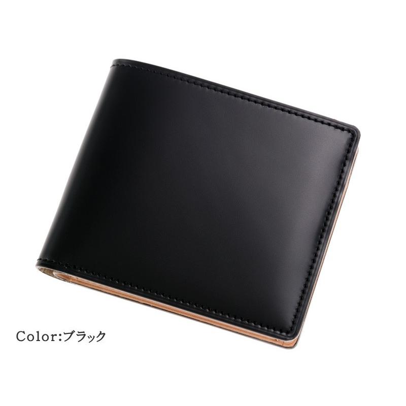 CYPRIS（キプリス） メンズ 財布 二つ折り 小銭入れあり 新 コードバン