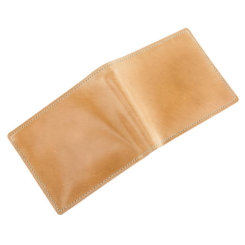 コードバン 二つ折り財布 メンズ 財布 二つ折り ブランド 革 小銭入れあり キプリス CYPRIS ナチュラルコードバン レーデルオガワ 本革 日本製 札入 5910の画像