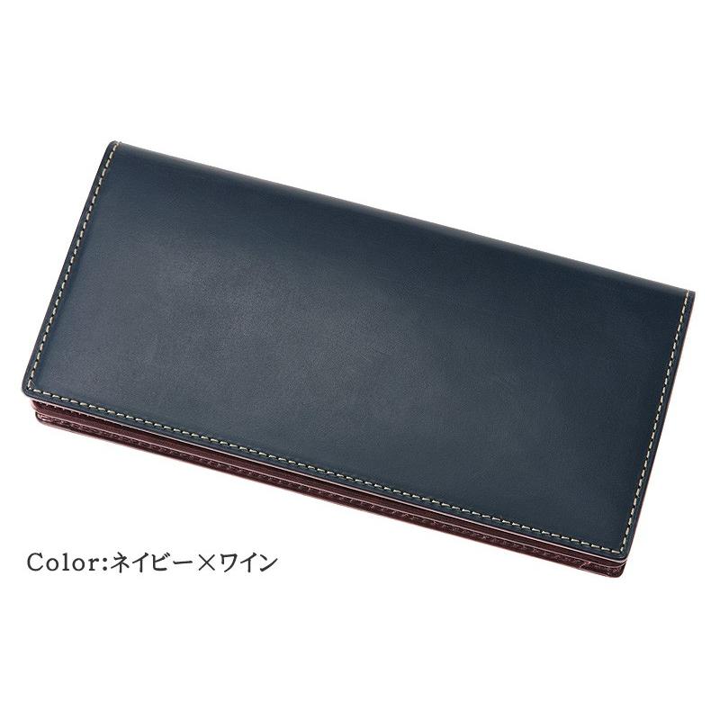 長財布  メンズ 本革 小銭入れあり 通しマチ 束入 キプリス ブライドルレザー ＆ ルーガショルダー CYPRIS 日本製 ブランド 6271の画像