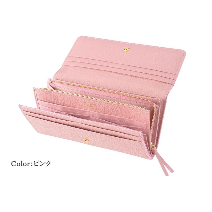 長財布 かぶせ レディース 小銭入れ仕切りあり 本革 日本製 かぶせ キプリス CYPRIS 財布 ルミナス 使いやすい 母の日 プレゼント 6448の画像
