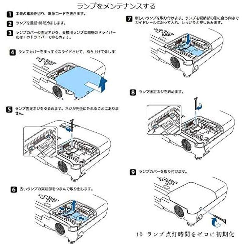 匿名！送料無料！ EachLight ELPLP67 プロジェクター 交換用 ランプ エプソン Epson EH-TW400 EB-W12 EB-X14 EH 【1666000575】(9448円)