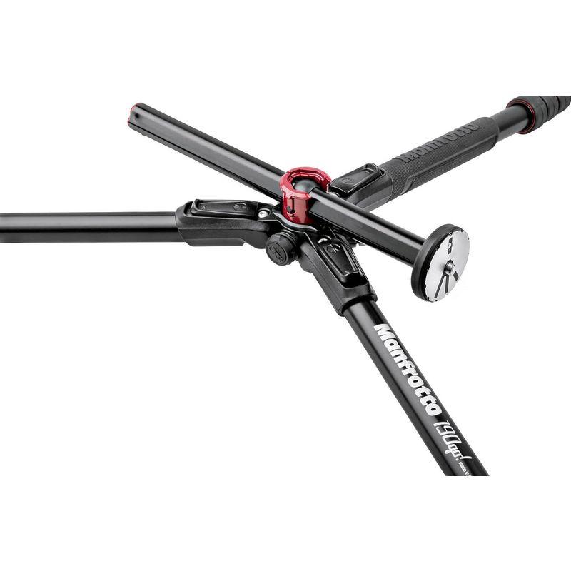 超特盛ミラクルプライス Manfrotto 190go M-lock アルミニウム三脚4段 ブラック MT190GOA4 【DGJ6309479617】(22643円)