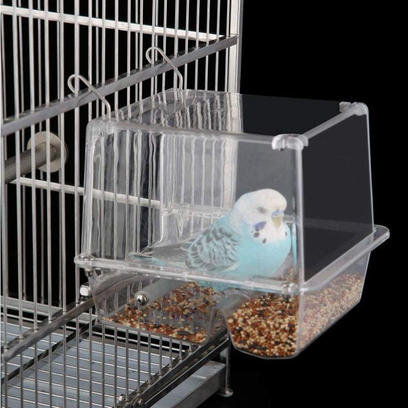 鳥フィーダー 透明 バードフィーダー 野鳥 用 給餌器 鳥かご ケージ オウム えさ入れ バード食器 取り付け簡単 プラスチック製 鳥用エサ 透明 バードフィーダー 野鳥 用 給餌器 鳥かご ケージ オウム えさ入れ バード食器 取り付け簡単 プラスチック製 鳥用エサ 商品サイズ約