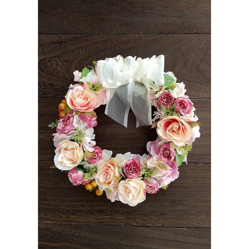 Lulus ルルズ クラシックピンクリース アーティフィシャルフラワー ナチュラルリース サイズ:約φ24cm×6? クラシックピンクリー サイズ ルルズ クラシックピンクリース アーティフィシャルフラワー ナチュラルリース 約φ24cm×6 クラシックピンクリー