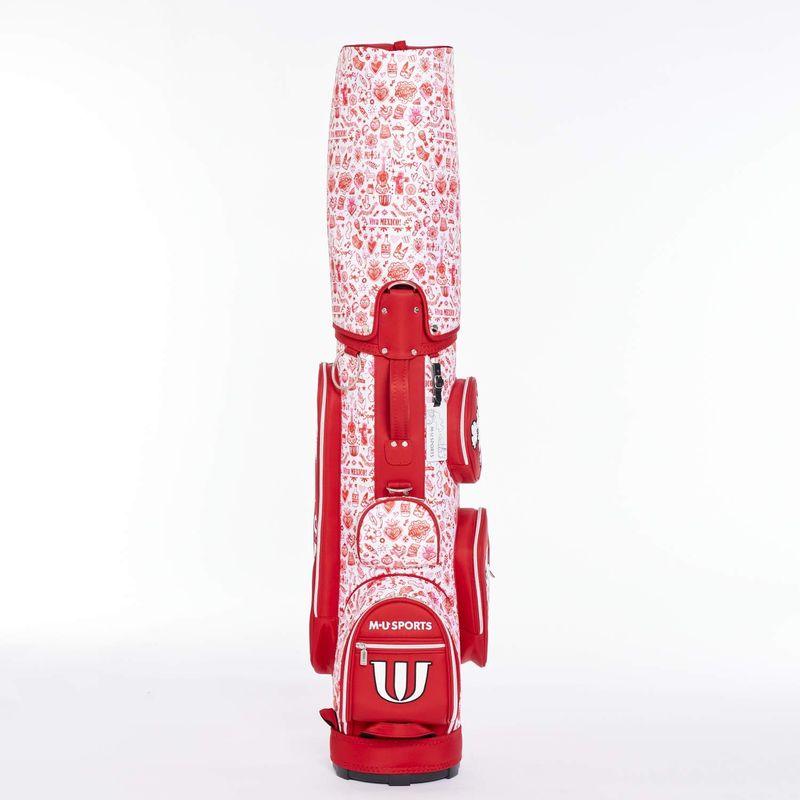 海外品 エムユースポーツ(M・U SPORTS) キャディバッグ レッド 8.5型 レディース メキシカン総柄 703D1122 【LW5630041777】(20205円)