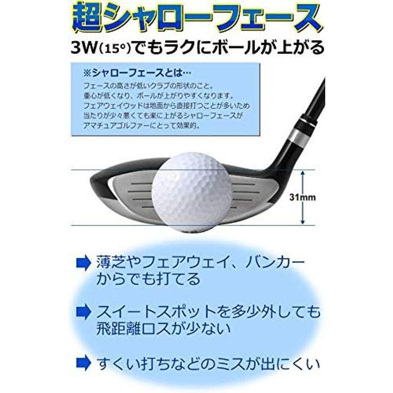 右用ラルージュ （Larouge） HT2 ドデカ短尺フェアウェイウッド（2W?21W） (右， FD-60標準カーボンシャフト， s， 2 25インチ 21W 5インチ Larouge HT2 ドデカ短尺フェアウェイウッド 2W 右， FD 60標準カーボンシャフト， s， 　