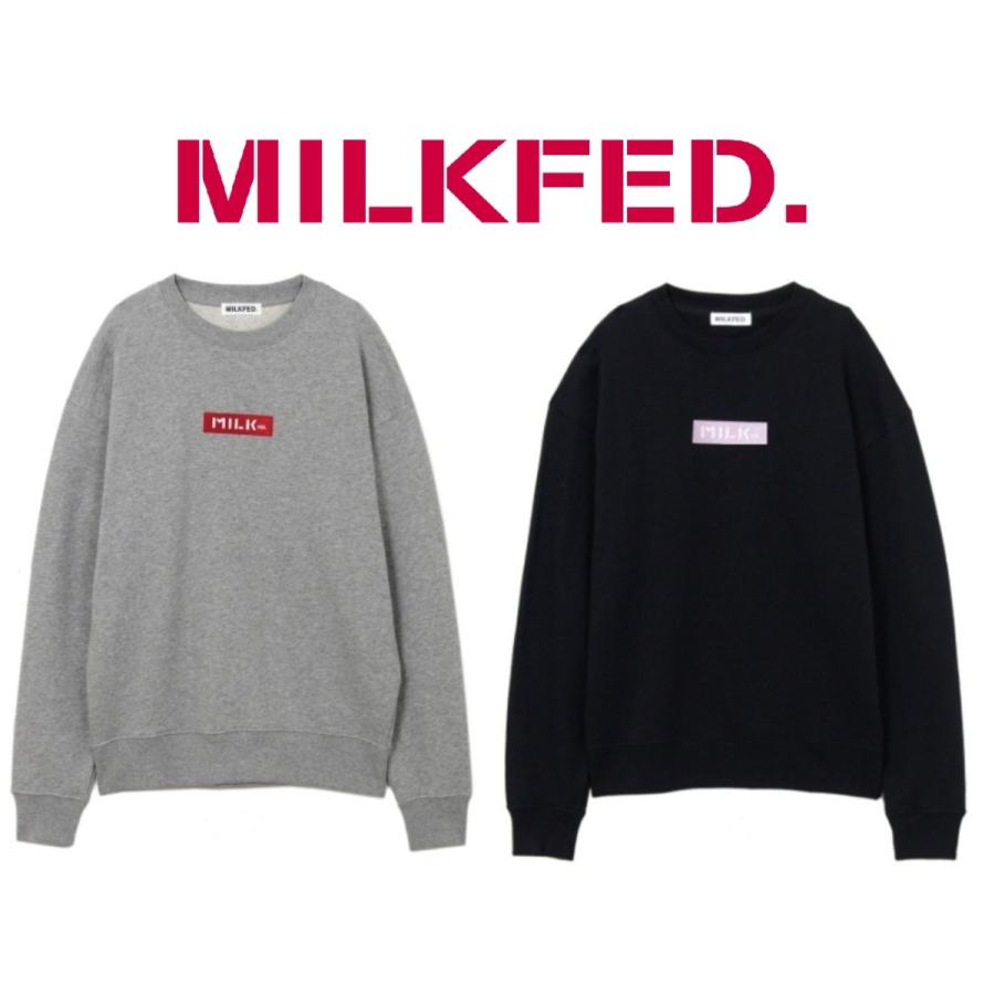 MILKFED milkfed ミルクフェド S BAR BIG SWEAT 03191210 スウェット