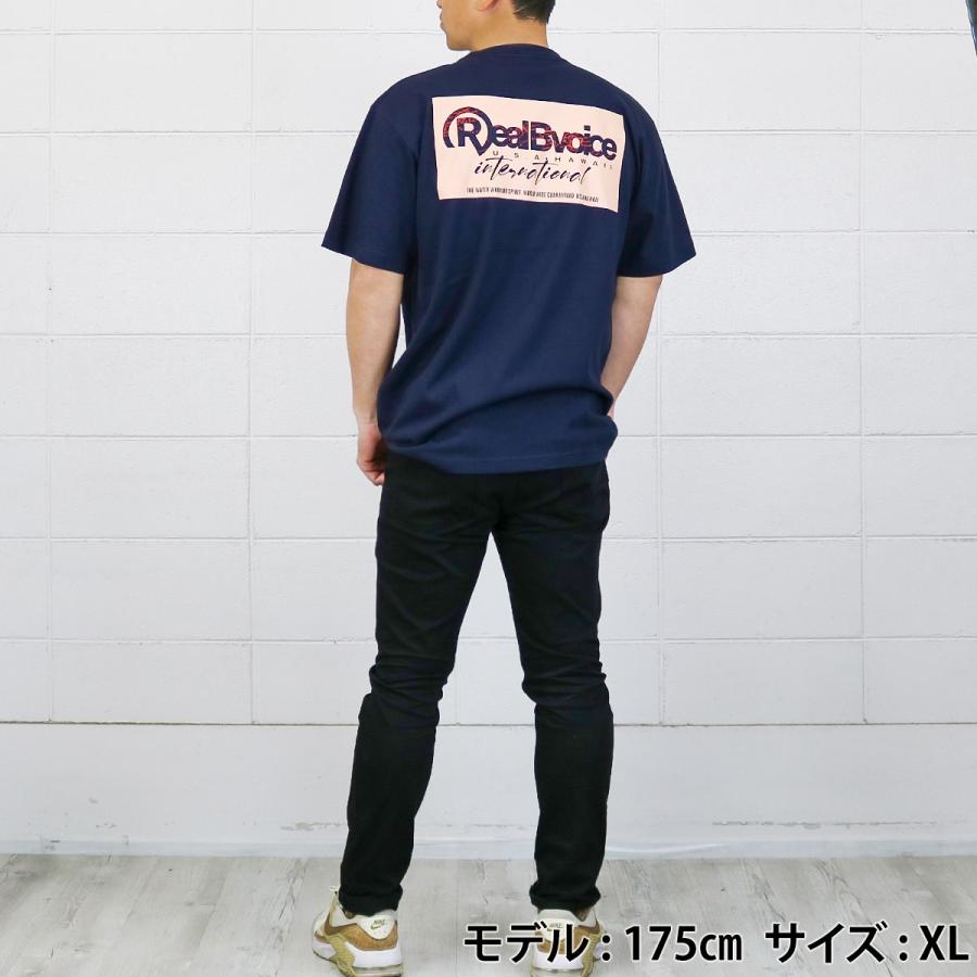 RealBvoice リアルビーヴォイス 　10371-11621　春　夏　Tシャツ　 R34 ボックス ロゴ T-SHIRT　｜noisy-store｜03