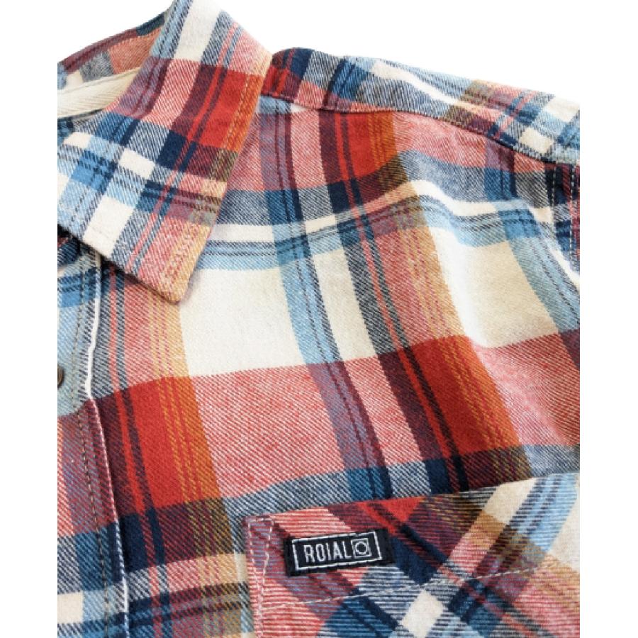 roial（ロイアル） 長袖シャツ 13FMT01 サーフ ネルシャツ チェック