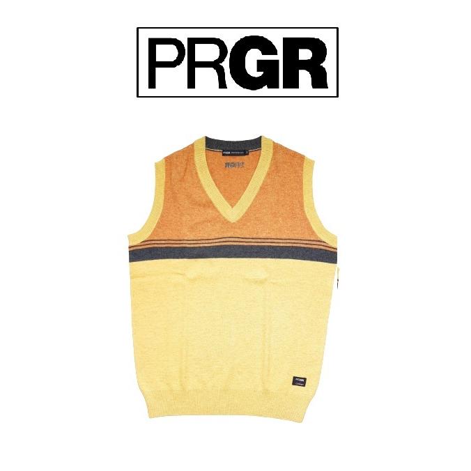 PRGR プロギア ニット PRGR ゴルフ ベスト セーター アウター 冬物 