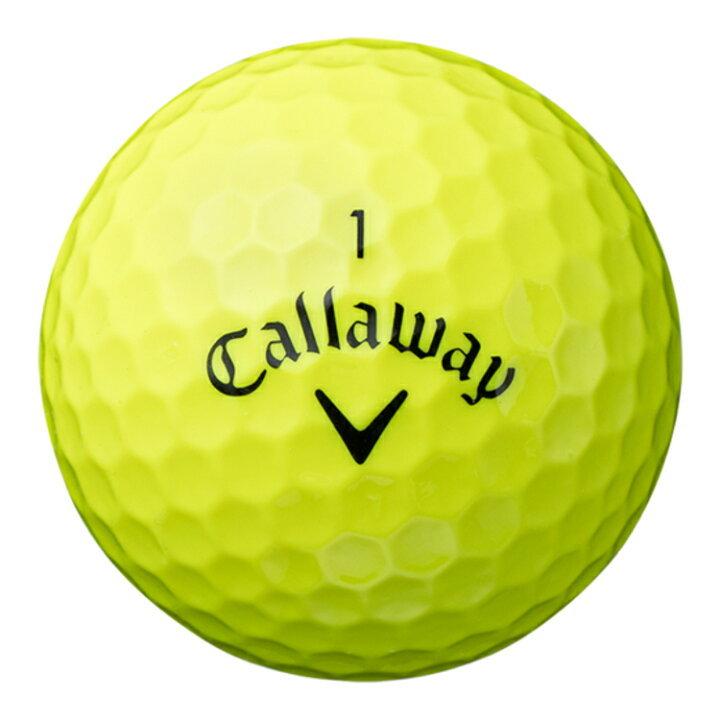 CALLAWAY callaway キャロウェイ ボール CHROME SOFT X １スリーブ 3個 GOLF ボール イエロー｜noisy-store｜03