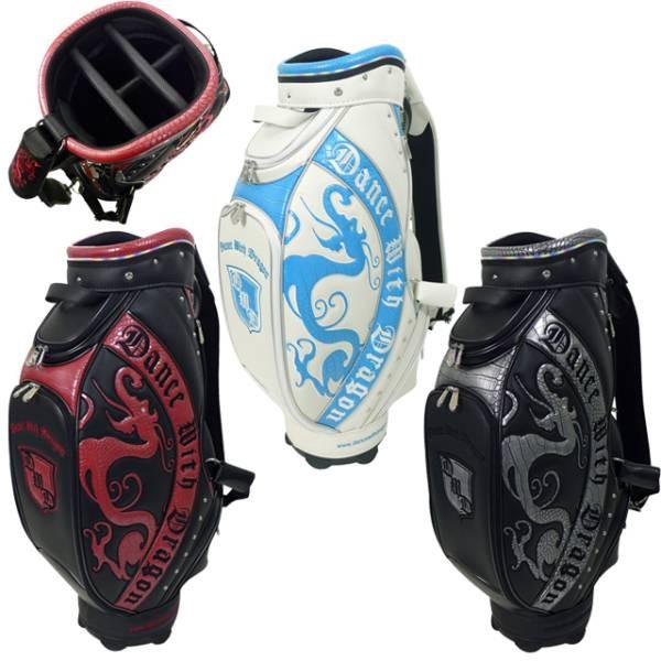 DANCE WITH DRAGON-ダンスウィズドラゴン- メタルクロコキャディバッグD3-673000 セール　１００００円ＯＦＦ