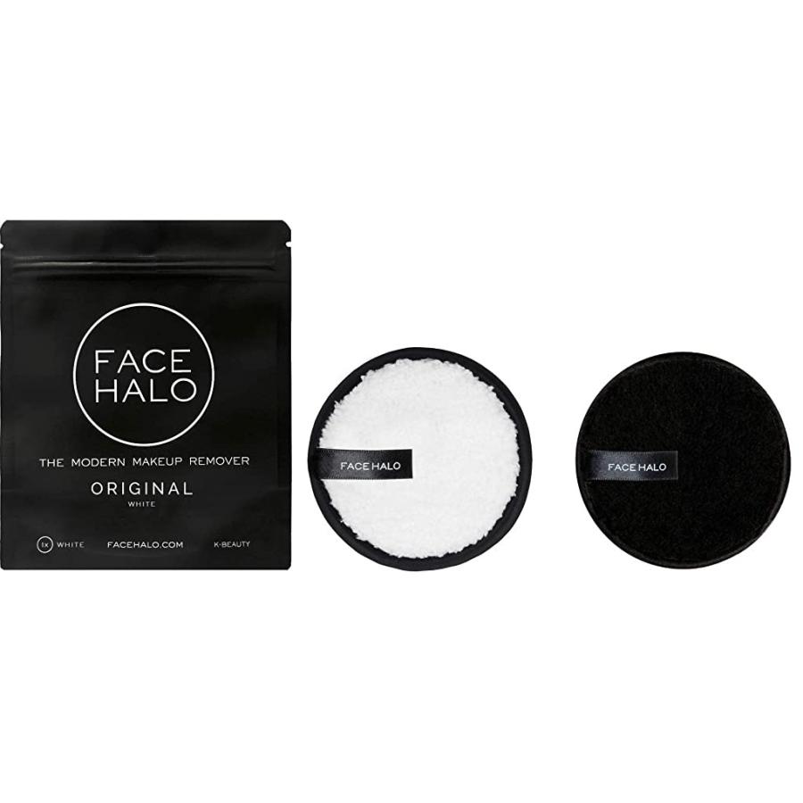 FACE HALO クレンジング 1枚 パッド 水のみ 簡単 サステナブル BLACK WHITE 化学物質不使用 フェイスハロー fa1430noisyストア 通販 Yahoo