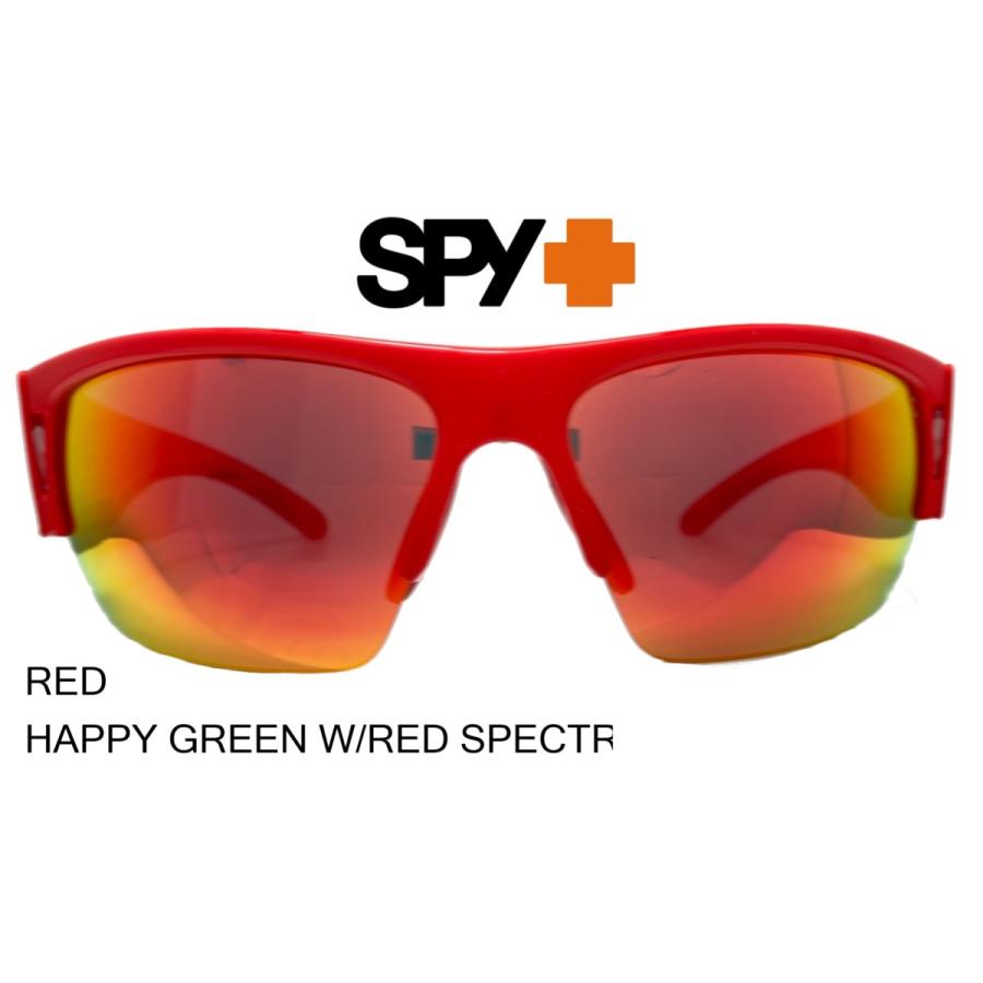SPY サングラス　FLYER　５　レッド　スパイ 　ミラー　レンズ　スポーツ　ゴルフ　スキー　モトクロス