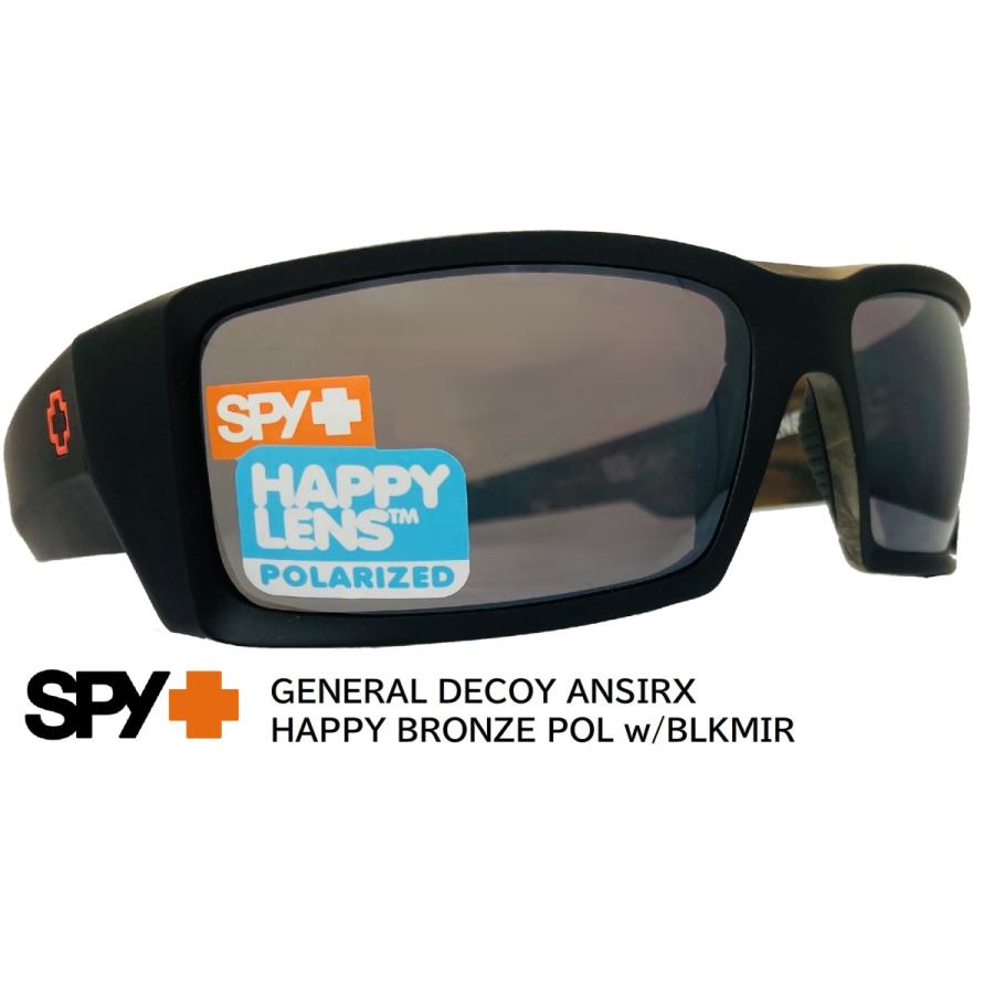 SPY サングラス　GENERAL 50　スパイ 　スポーツ　ゴルフ　スキー　スノーボード　モトクロス　ブラック