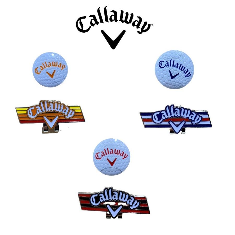CallaWay キャロウェイ ゴルフマーカー GOLF ゴルフ 小物 マーカー 磁石 マグネット クリップ CallaWay Logo Marker 19 JM 5919213 5919211 5919212