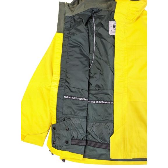 RIDE ride ライド メンズ スノーボードウエア スキーウエア ジャケット GATEWOOD JKT 激安 YELLOW イエロー サイズL 正規販売店 送料無料｜noisy-store｜03