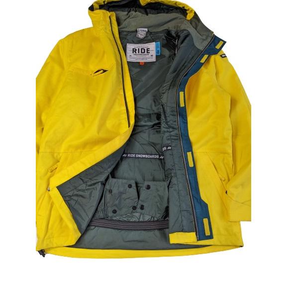 RIDE ride ライド メンズ スノーボードウエア スキーウエア ジャケット GATEWOOD JKT 激安 YELLOW イエロー サイズL 正規販売店 送料無料｜noisy-store｜05