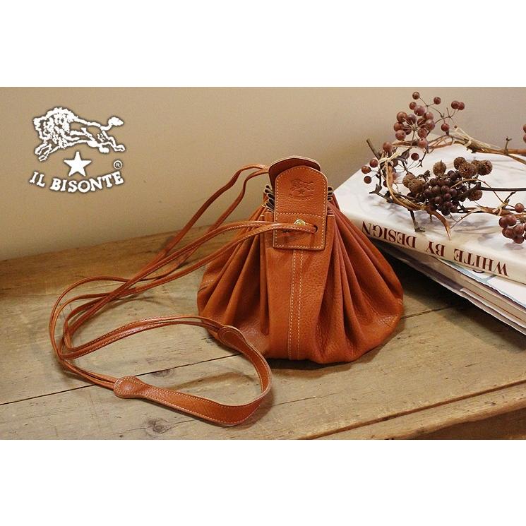 IL BISONTE イルビゾンテ バッグ レザー巾着ポシェット 商品番号 IL BISONTE イルビゾンテ バッグ レザー巾着ポシェット 商品番号