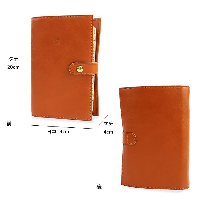 IL BISONTE イルビゾンテ 文房具 ワンスナップシステム手帳(大