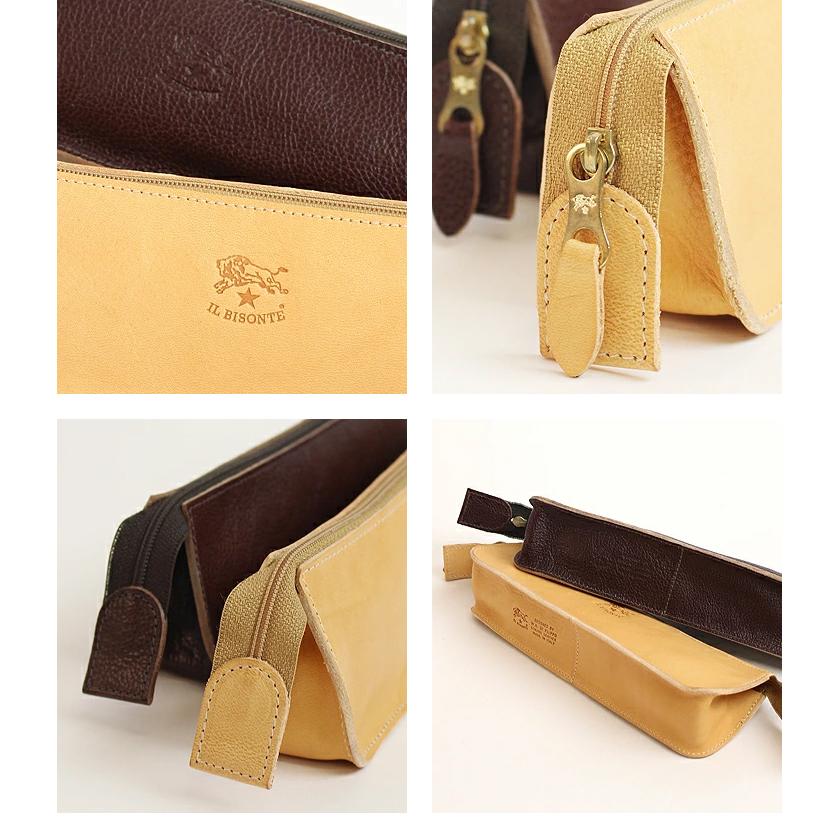 イルビゾンテ　IL BISONTE ペンケース IL BISONTE イルビゾンテ 文房具 ペンケース(マチワイド) 商品