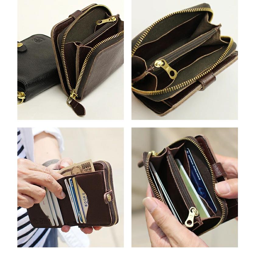 IL BISONTE イルビゾンテ 財布 二つ折り財布(オールジップコイン IL BISONTE イルビゾンテ 財布 二つ折り財布(オールジップコイン