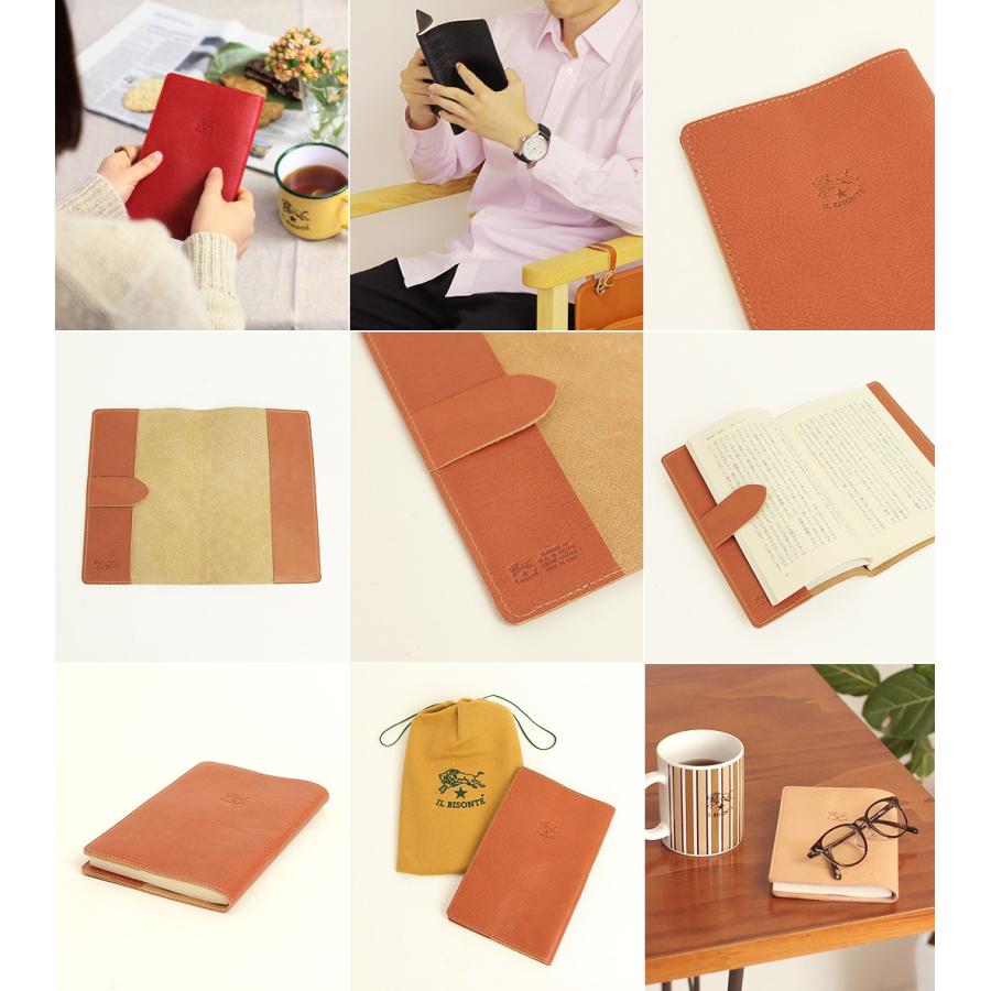 IL BISONTE イルビゾンテ 文房具 ブックカバー(新書用) 商品番号 