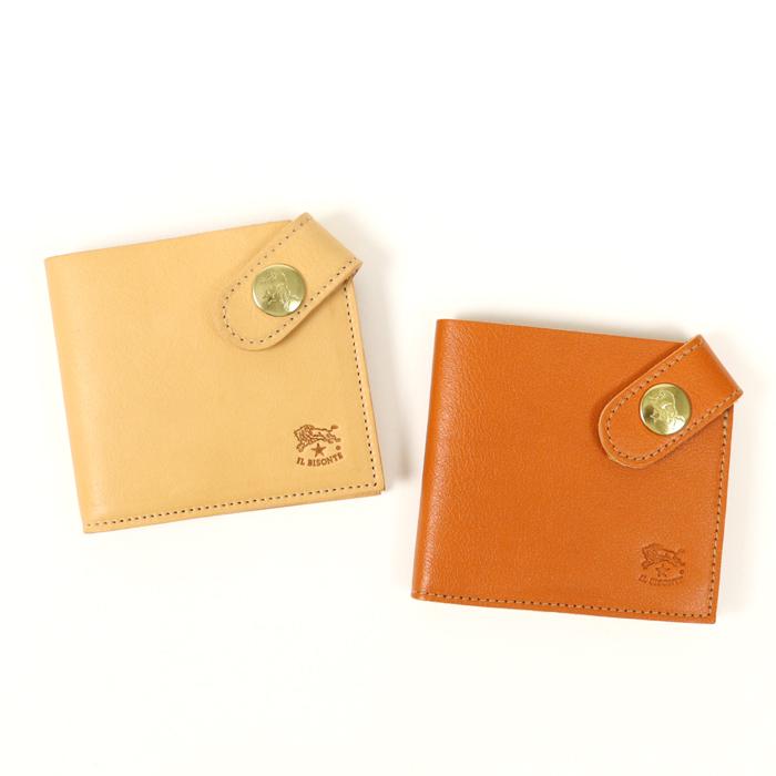 IL BISONTE（イルビゾンテ） 財布 コンチョスナップ二つ折り財布