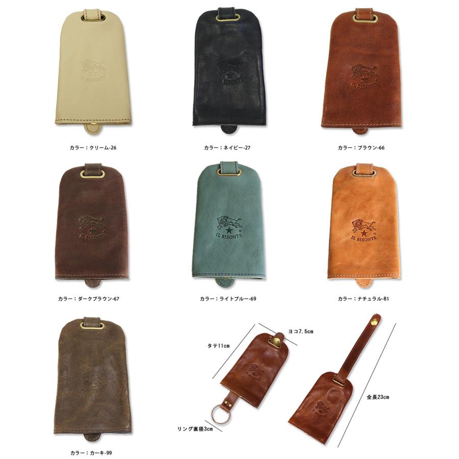 イルビゾンテ キーケース バケッタヴィンテージレザーベル型キーケース 商品番号 Il Bisonte 送料無料 ラッピング無料 Ilb イルビゾンテ正規取扱店ノワ 通販 Yahoo ショッピング