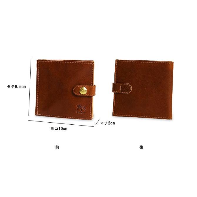 イルビゾンテ 財布 二つ折り財布 バケッタヴィンテージレザースナップ