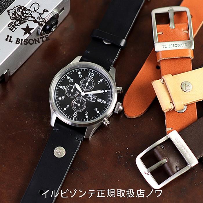 IL BISONTE イルビゾンテ 腕時計 クロノグラフ(メンズ IL BISONTE イルビゾンテ 腕時計 クロノグラフ(メンズ