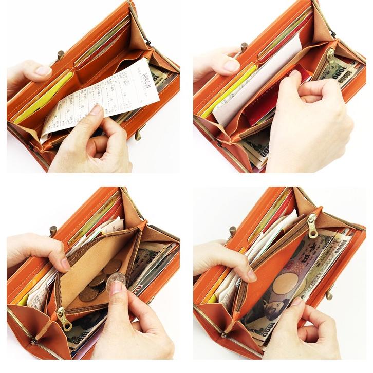 IL BISONTE イルビゾンテ 財布 がま口長財布(スリム) 商品番号 IL BISONTE イルビゾンテ 財布 がま口長財布(スリム) 商品番号