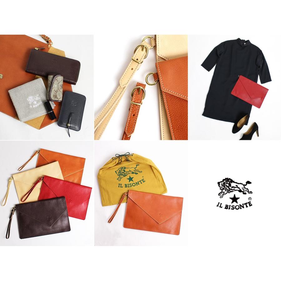 IL BISONTE イルビゾンテ バッグ レター型クラッチ(L) 商品番号