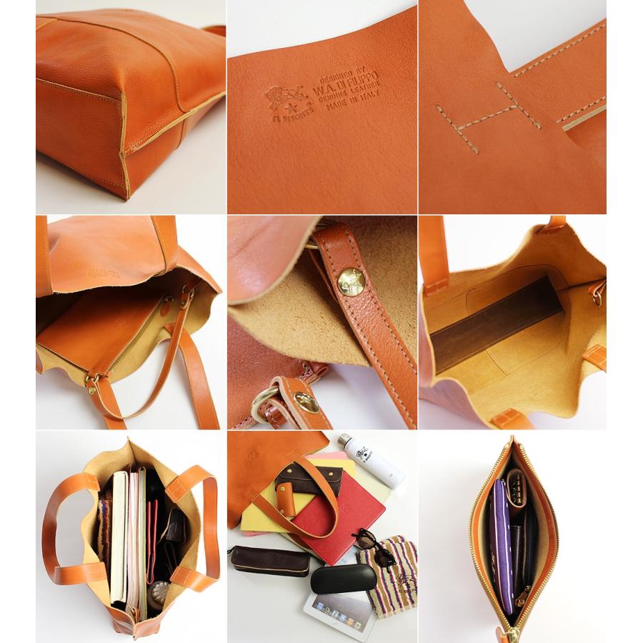 IL BISONTE（イルビゾンテ） バッグ ポーチ付きトート 商品番号