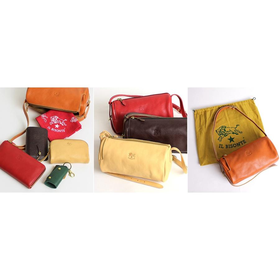 IL BISONTE（イルビゾンテ） バッグ ショルダーバッグ 筒形2WAYバッグ