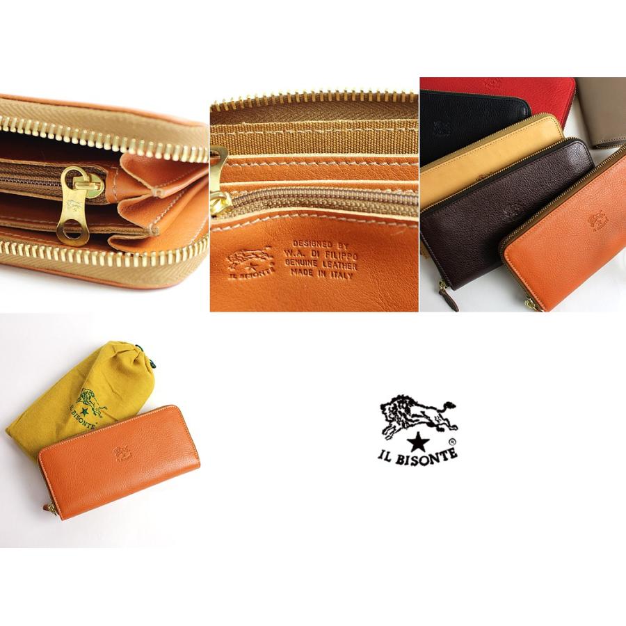 IL BISONTE（イルビゾンテ） 財布 ファスナー財布 長財布 コの字