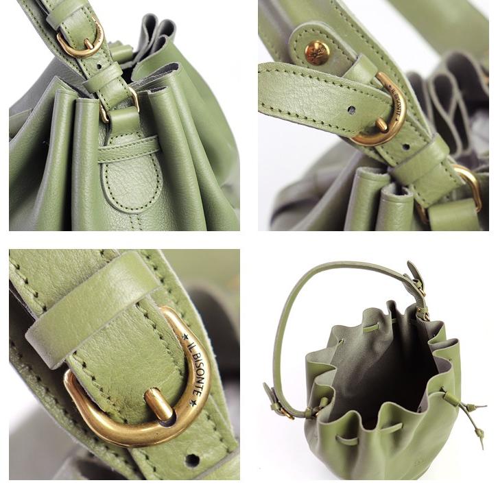 イルビゾンテ バッグ シーズンカラー巾着ハンドバッグ 商品番号