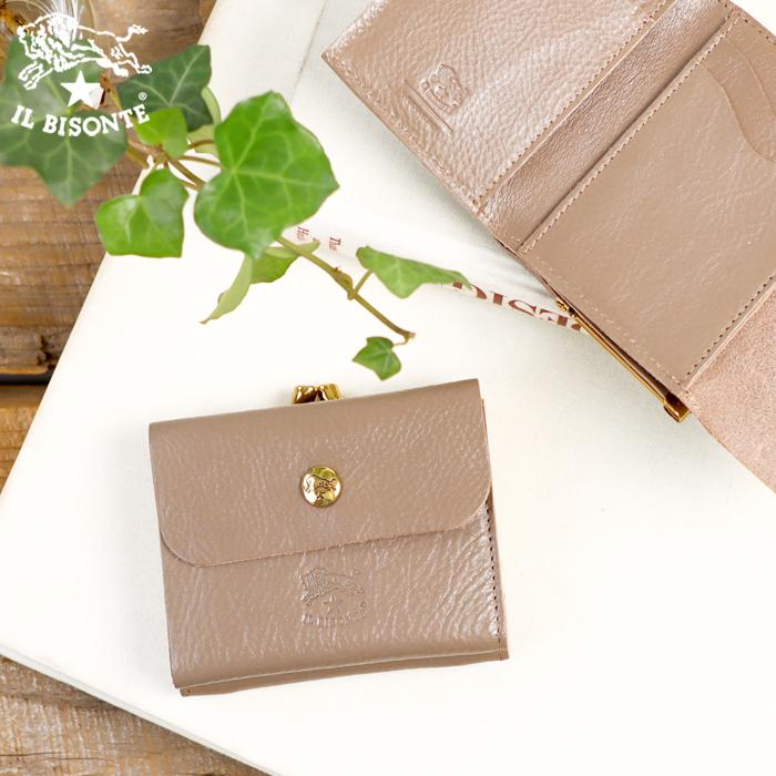IL BISONTE イルビゾンテ 財布 がま口二つ折り財布 商品番号 IL BISONTE イルビゾンテ 財布 がま口二つ折り財布 商品番号