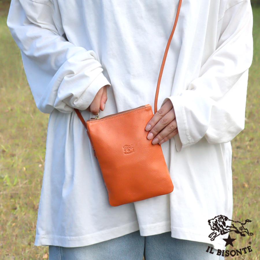 IL BISONTE イルビゾンテ バッグ レザーミニショルダー IL BISONTE イルビゾンテ バッグ レザーミニショルダー