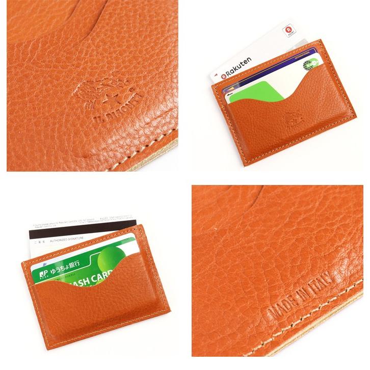 【週末セール】⭐︎500円値引き⭐︎IL BISONTE イルビゾンテ カードケース IL BISONTE（イルビゾンテ） カードケース 5ポケットカードケース