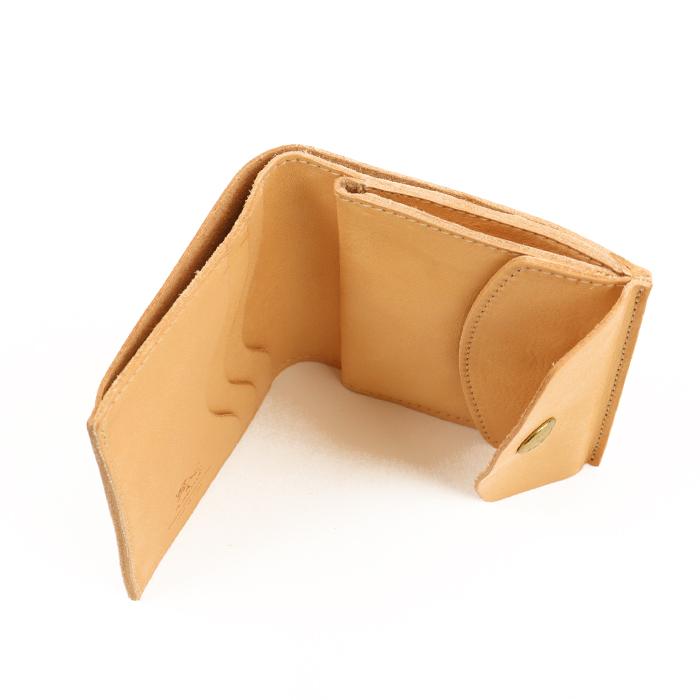 IL BISONTE（イルビゾンテ） 財布 ラウンドフラップスリム二つ折り財布