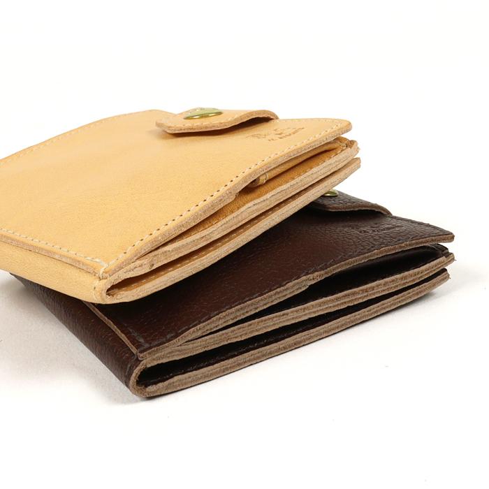 IL BISONTE（イルビゾンテ） 財布 二つ折り財布 ベルトフラップ二