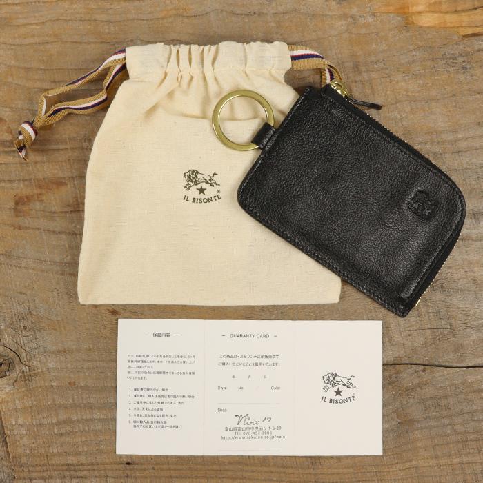 IL BISONTE（イルビゾンテ） 財布 ファスナー財布 リング付きL字