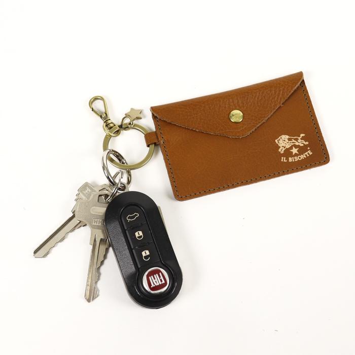 IL BISONTE（イルビゾンテ） カードケース 日本限定 キーリング付き