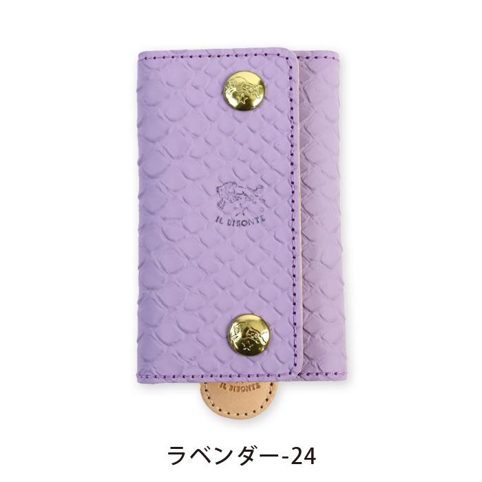 IL BISONTE イルビゾンテ キーケース 日本限定パイソンエンボス IL BISONTE イルビゾンテ キーケース 日本限定パイソンエンボス