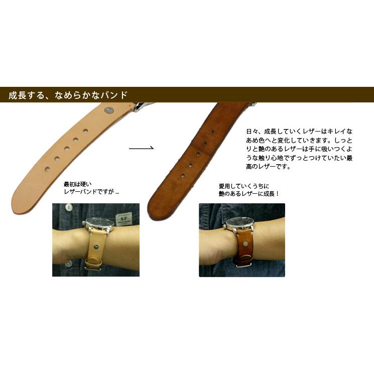イルビゾンテ　時計ベルト　20mm IL BISONTE（イルビゾンテ） 腕時計 リストウォッチバンド(メンズ